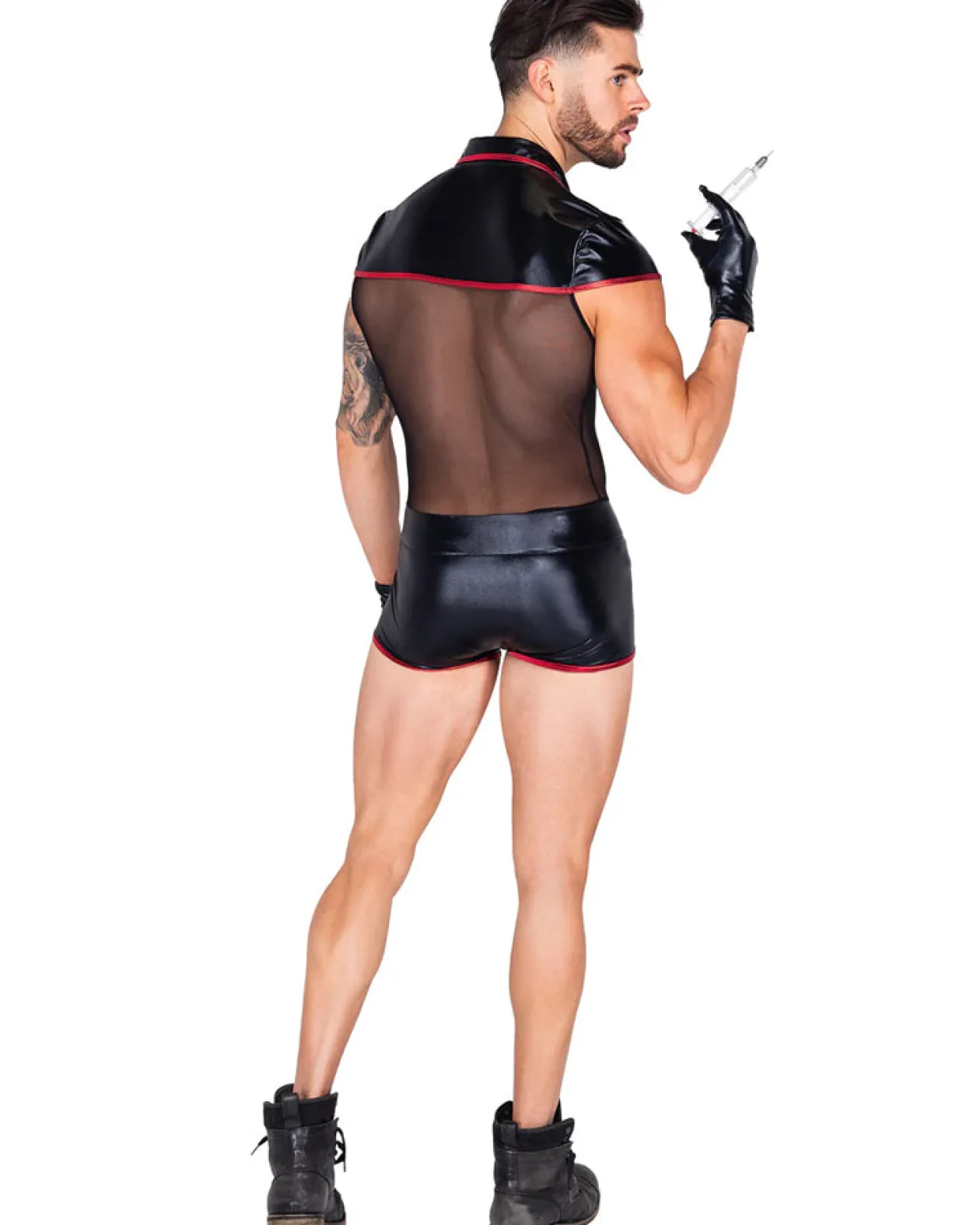 Roma Costumes Pandemic Hunk Mens Costume Cheap