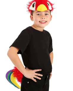 Elope Parrot Costume Headband And Tail Set Fashion