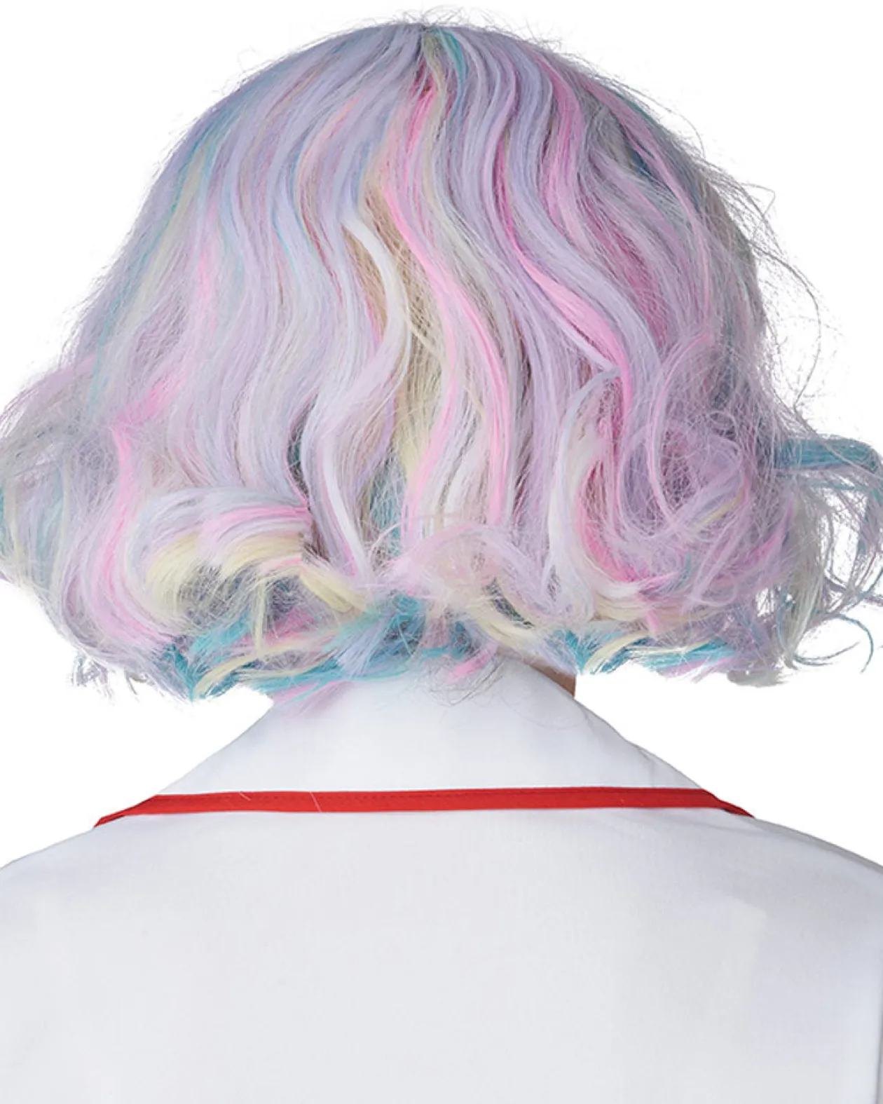 California Costumes Pastel Rainbow Short Bob Wig New