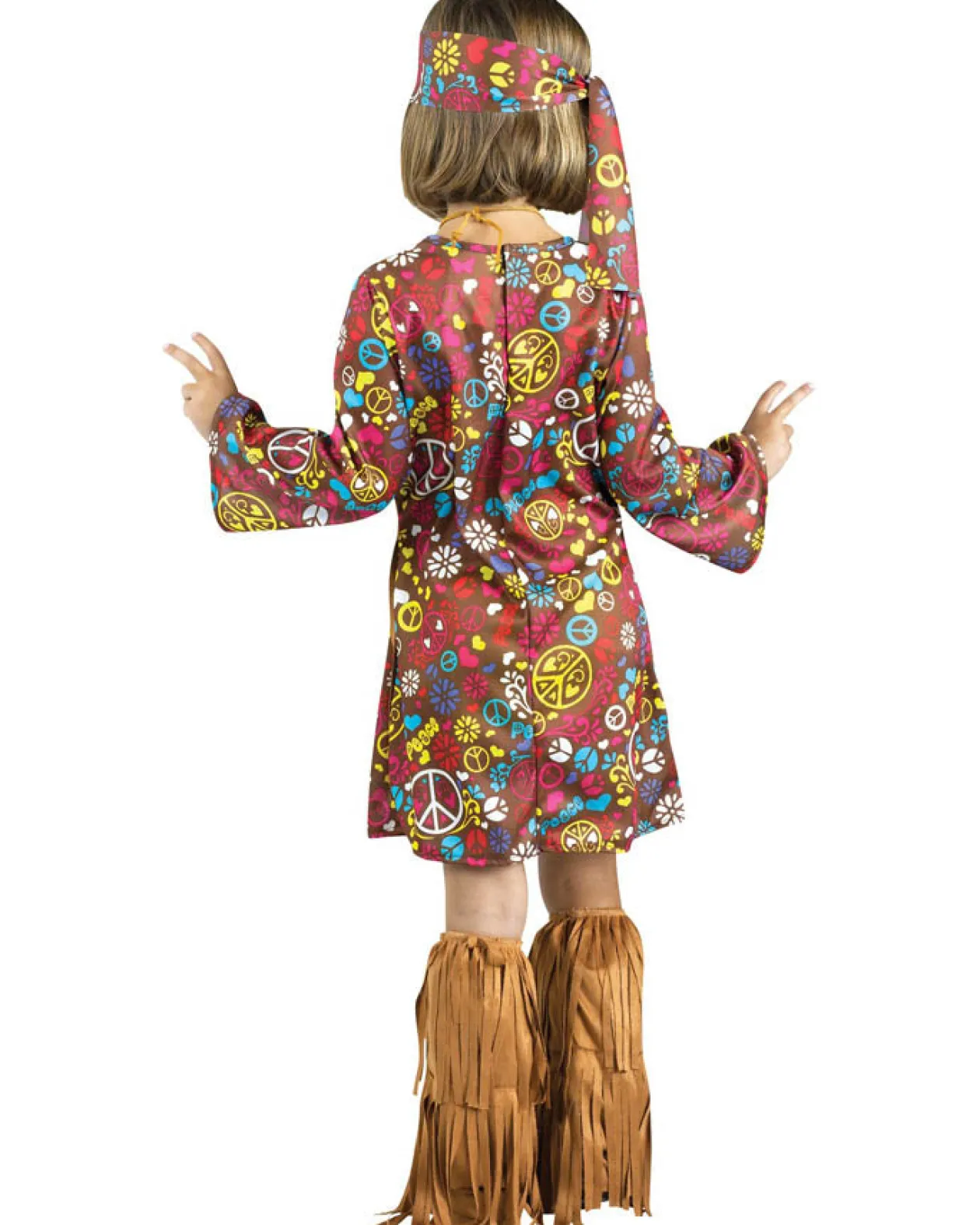 Fun World Peace And Love Hippie Girls Toddler Costume Sale