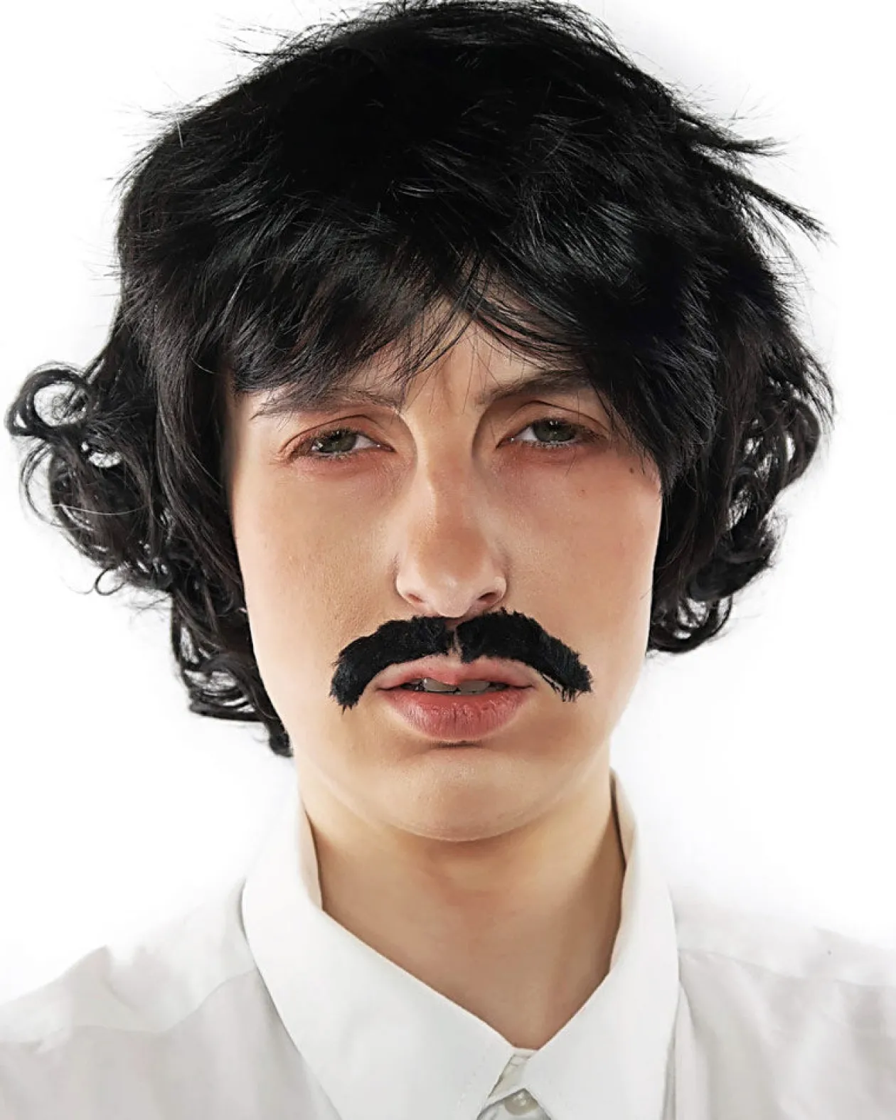 The Wig Outlet Pedro Black Wig And Moustache Set Online