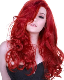 Rockstar Wigs Peek A Boo Henna Red Premium Lace Front Wig Clearance