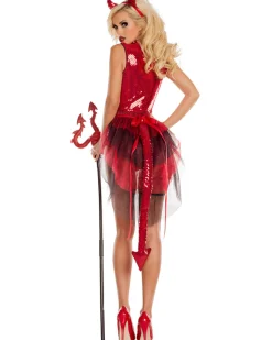 Party King Pentagram Devil Womens Costume Hot