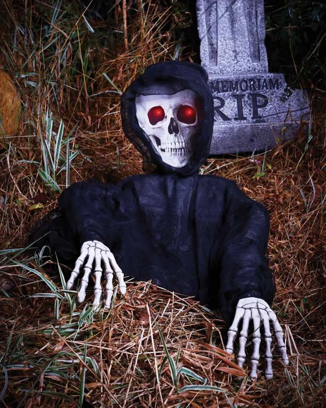 Fun World Photoreal Light Up Grave Breaker Reaper Outlet