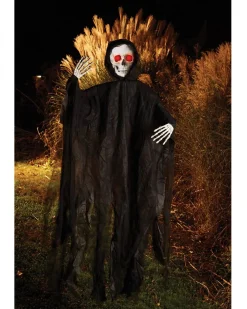 Fun World Photoreal Light Up Hanging Reaper 1.5M Hot