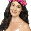 Smiffys Pink Floral Headband Outlet