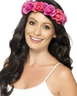 Smiffys Pink Floral Headband Outlet