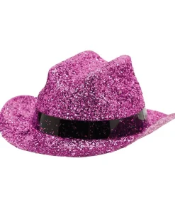 Amscan AU Pink Mini Glitter Cowboy Hat Fashion