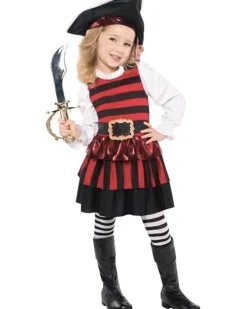 Amscan AU Pirate Little Lass Girls Costume Discount
