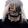 Zagone Studios Pirate Skull Wearing Bandana Premium Mask With Moving Mouth Outlet