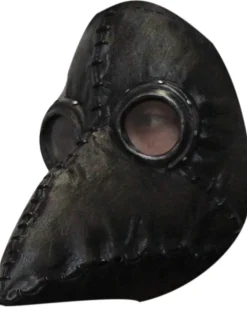 Ghoulish Productions Plague Doctor Black Deluxe Mask Cheap