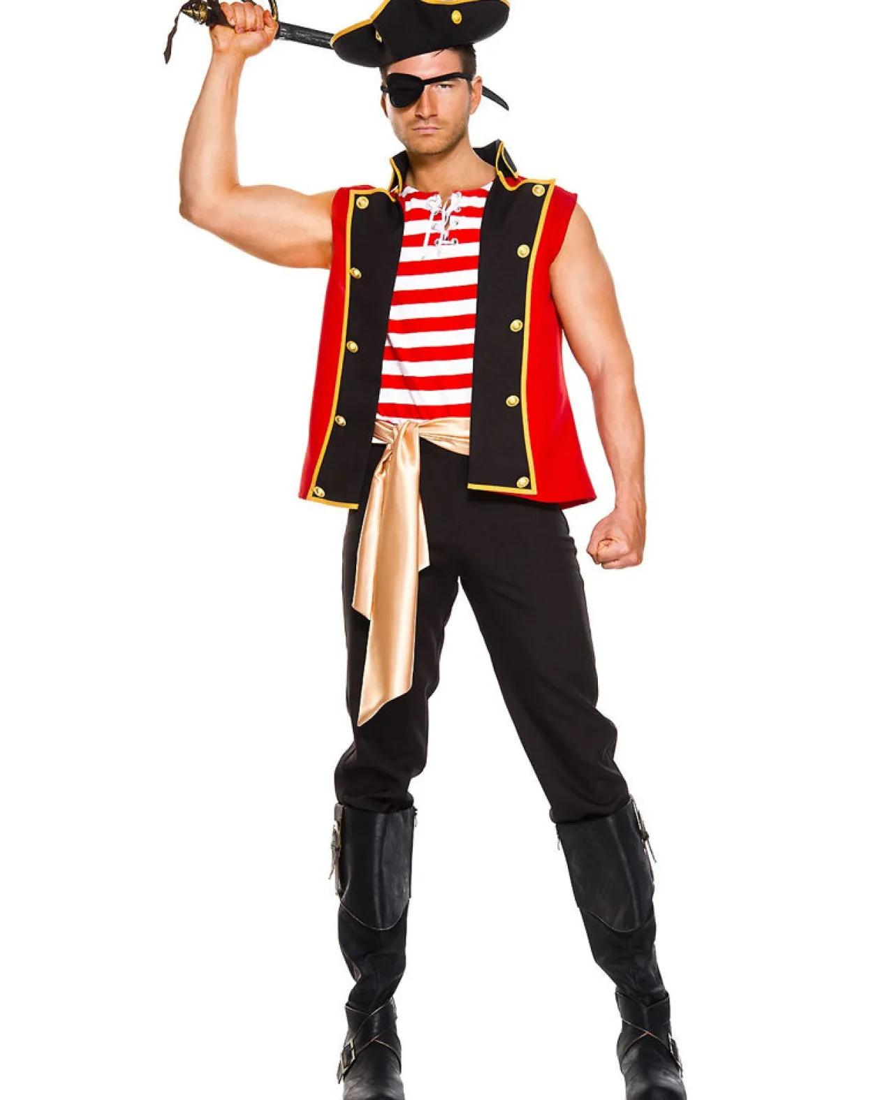 Music Legs Plunderous Pirate Mens Costume Store