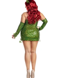 Party King Poisonous Villain Womens Plus Size Costume Best