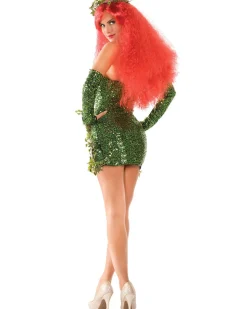 Party King Poisonous Villain Womens Costume Cheap