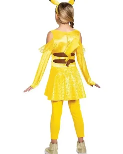 Disguise Pokemon Pikachu Dress Deluxe Girls Costume New