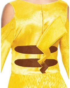 Disguise Pokemon Pikachu Dress Deluxe Girls Costume New