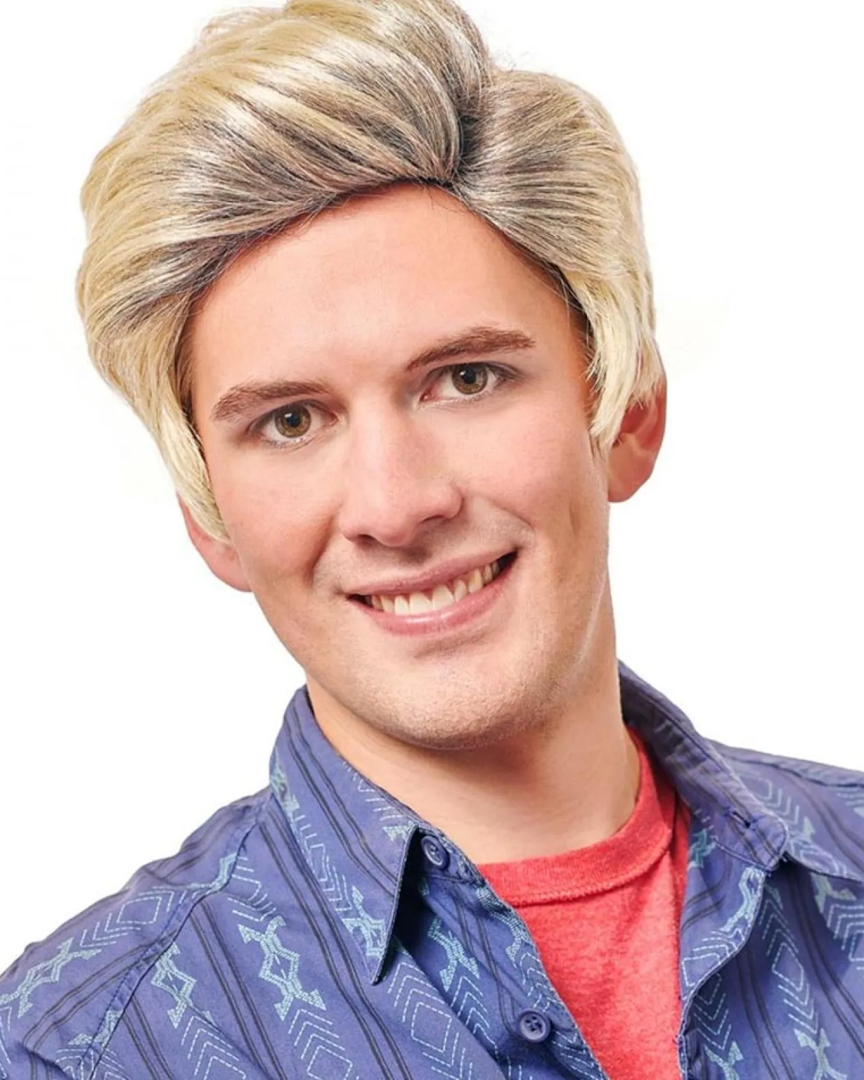Costume Culture by Franco Preppy Boy Blonde Wig Store