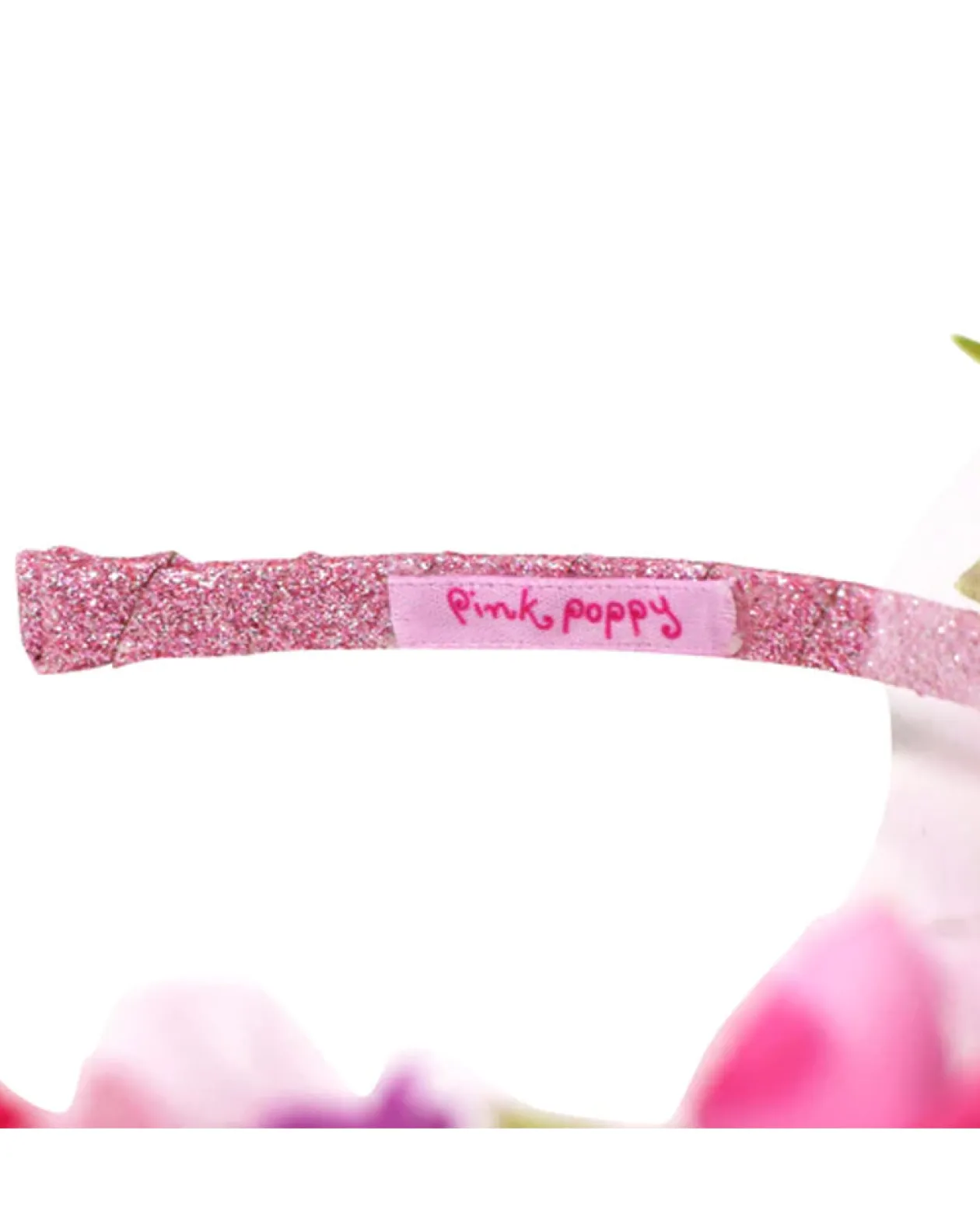 Pink Poppy Princess Floral Headband New