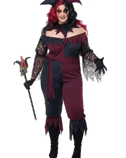 California Costumes Psycho Jester Plus Size Womens Costume Hot