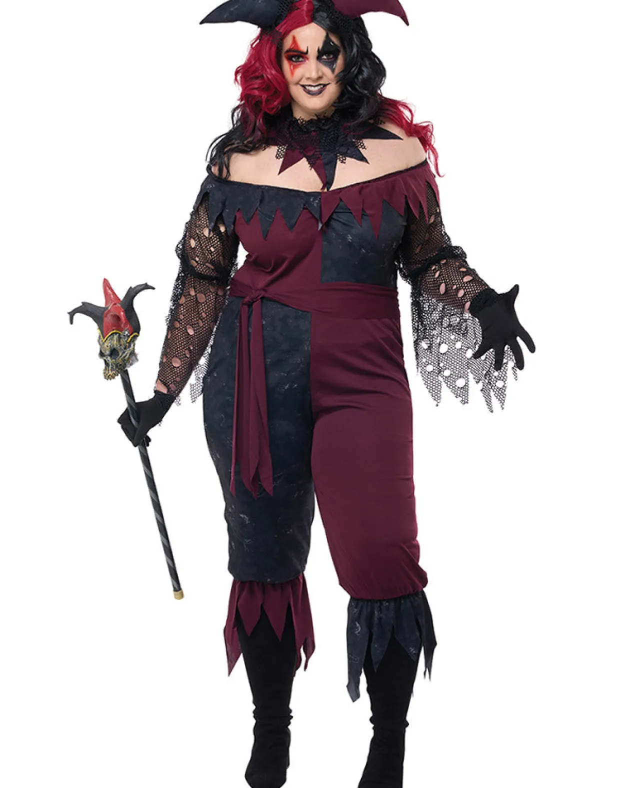 California Costumes Psycho Jester Plus Size Womens Costume Hot