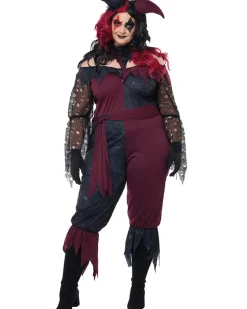 California Costumes Psycho Jester Plus Size Womens Costume Hot