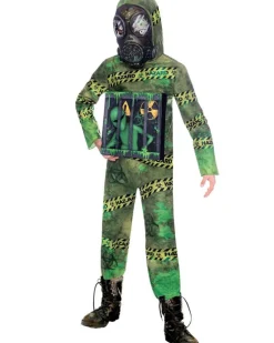 Amscan AU Quarantine Zombie Alien Kids Costume Fashion