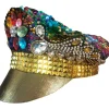 Sweidas Rainbow Burning Man Sequined Festival Hat Best Sale