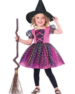 Amscan AU Rainbow Witch Girls Costume Discount