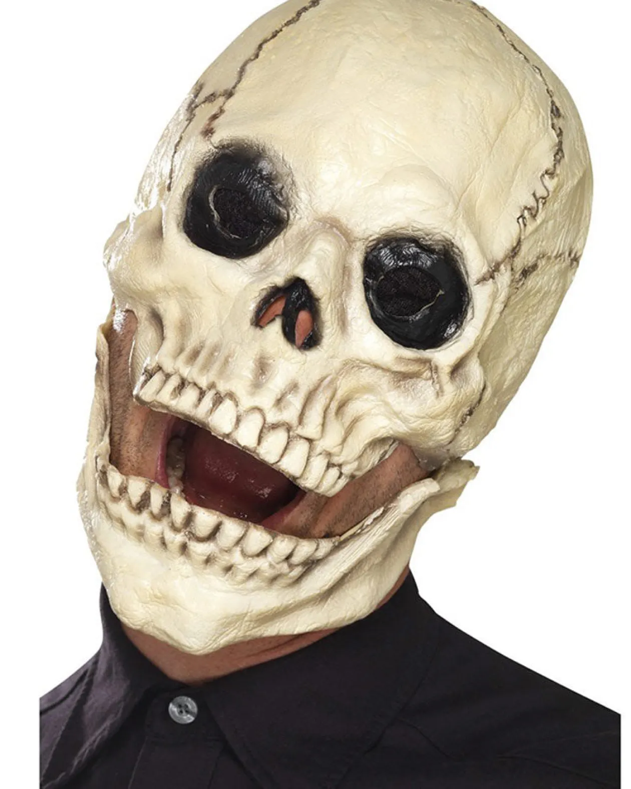 Smiffys Realistic Skull Mask With Moving Jaw Fashion