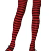 Leg Avenue Red And Black Striped Thigh High Stockings Fashion