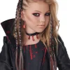 California Costumes Red Clip In Braids Store