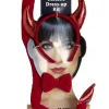 Smiffys Red Devil Horns Bowtie And Tail Set Fashion
