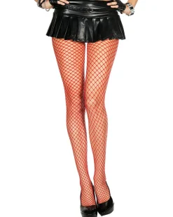Music Legs Red Diamond Fishnet Stockings Online