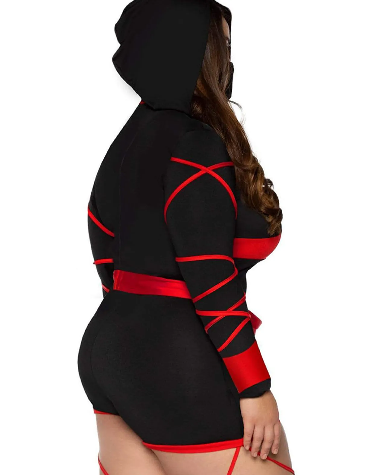 Leg Avenue Red Dragon Ninja Womens Plus Size Costume Shop