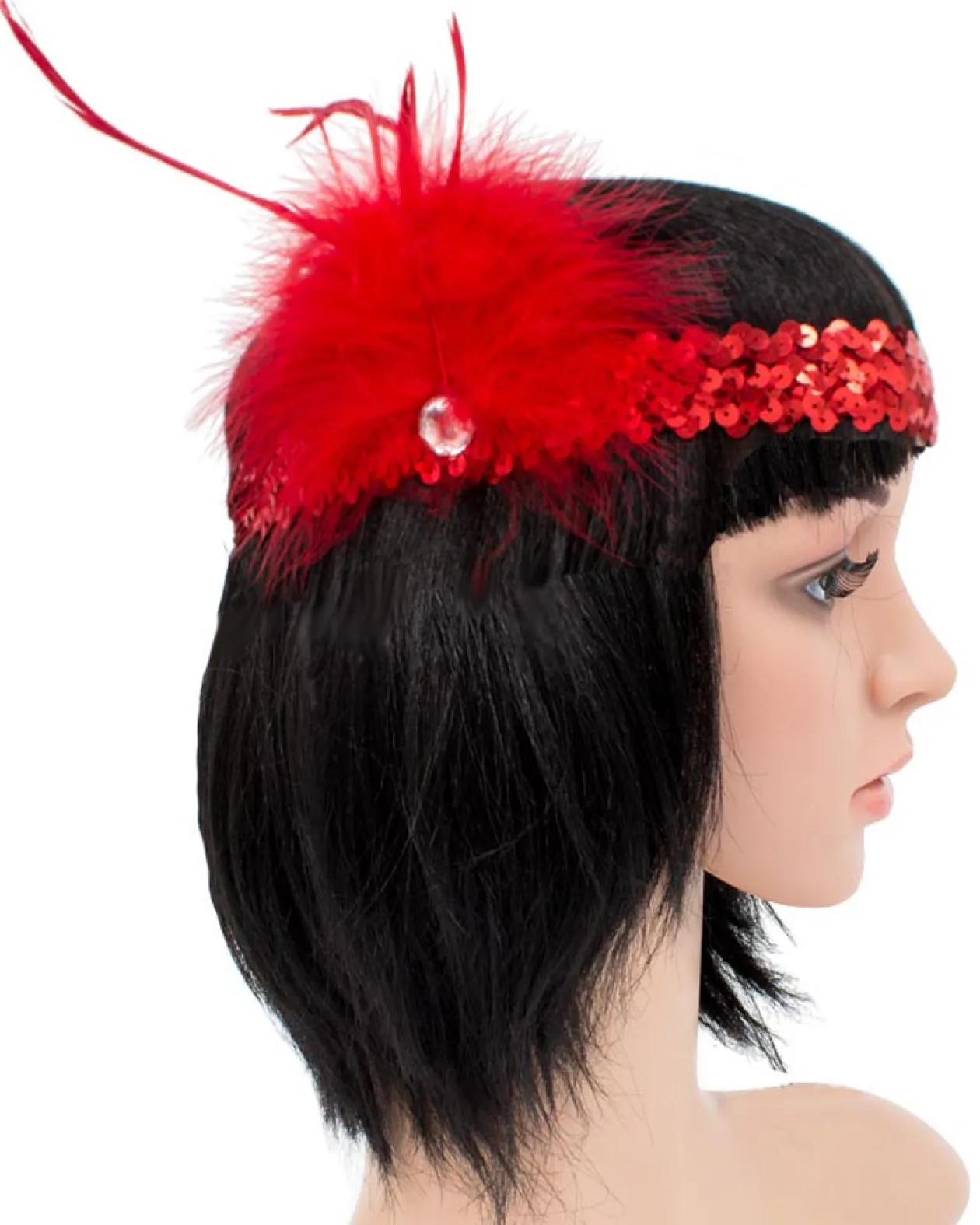 Sweidas Red Gatsby Headband Best Sale