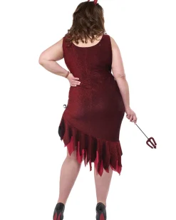 California Costumes Red Hot And Sizzling Devil Plus Size Womens Costume Fashion