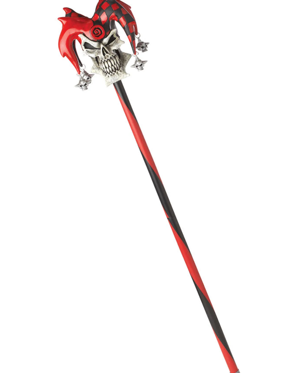 California Costumes Red Psycho Jester Cane 1M New
