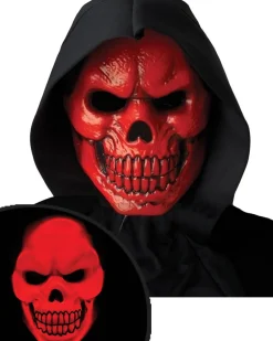 California Costumes Red Skull Light Up Mask Store