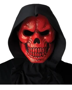 California Costumes Red Skull Light Up Mask Store