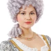 Costume Culture by Franco Regency Queen Curly Lavender Grey Wig Store