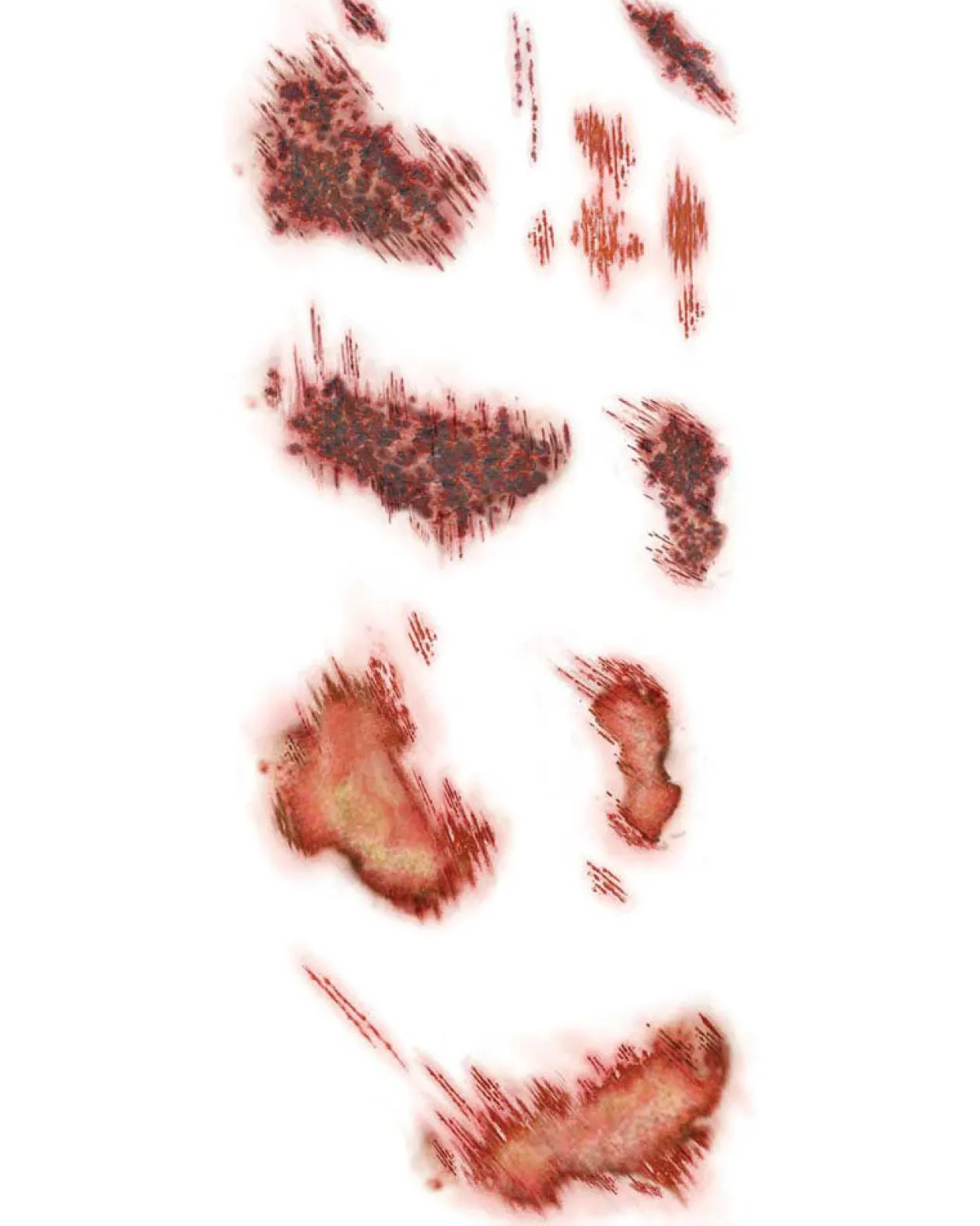 Tinsley Transfers Road Rash Fx Temporary Tattoos Fashion