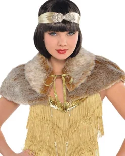 Amscan AU Roaring 20S Furry Capelet Shop