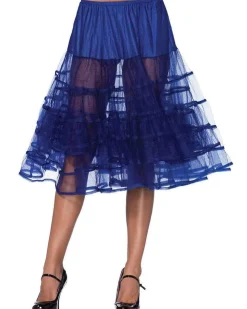 Leg Avenue Royal Blue Mid Length Petticoat Clearance