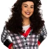 * 90S Elaine Long Curly Deluxe Brown Wig Best