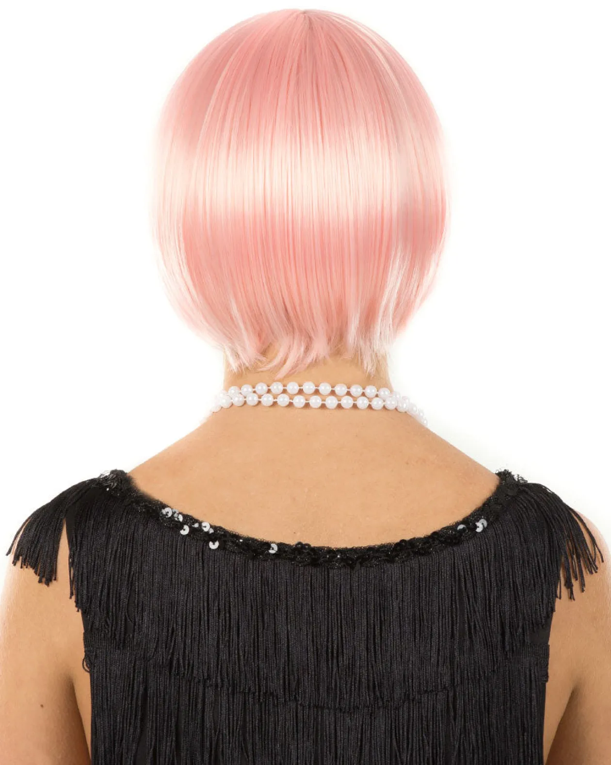 * 1920S Flapper Deluxe Pastel Pink Bob Wig Shop