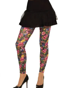 Forum Novelties 80S Lace Skirt With Floral Leggings New