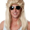 Allaura Wigs and Hair 80S Mudflap Mullet Blonde Wig Store