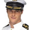 Smiffys Sailor Captains Hat Hot