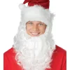 California Costumes Santa Claus Hat With Attached White Beard Sale