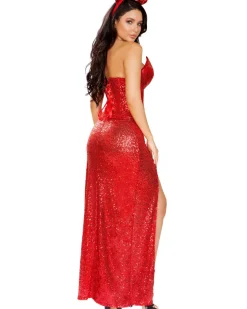 Roma Costumes Satan Devil Deluxe Womens Costume Best Sale